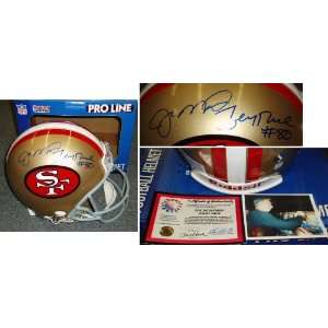  Joe Montana Jerry Rice Signed 49ers ProLine Helmet: Sports 