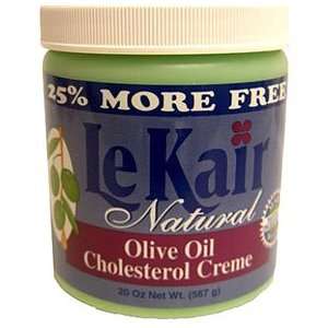  Le Kair Natural Olive Oil Cholesterol Creme 20 Oz: Beauty