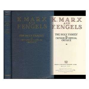   critique Karl (1818 1883) ; Engels, Friedrich (1820 1895) Marx Books