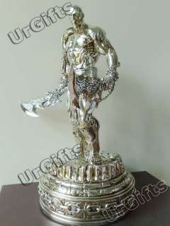 Kratos God of War Polystone Resin Statue Figure Chrome Color RARE 