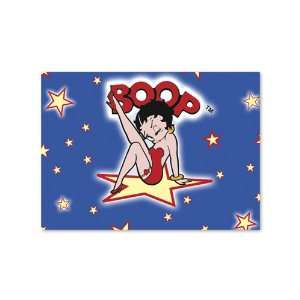  Betty Boop Lenticular Postcard 4x6 , Glowing Stars, Red 