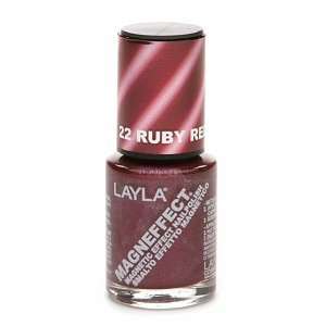  Layla Magneffect Magnetic Effect Nail Polish, Ruby Red 