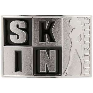  Skin Silver Square Belt Buckle