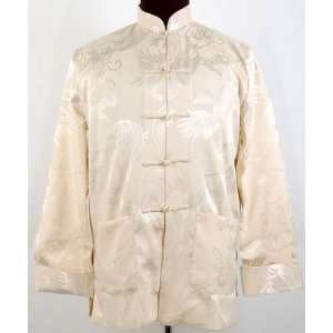   Dragon Kung Fu Jacket Beige Available Sizes L, XL Toys & Games