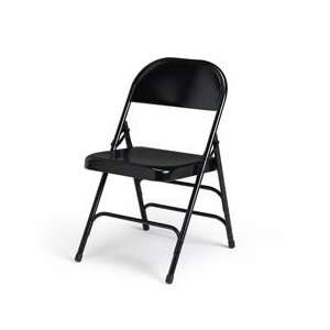  Ki 300 Series Steel Folding Chair   Black: Home & Kitchen