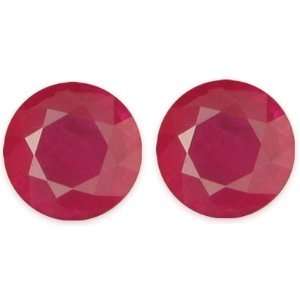  3.25 Carat Loose Rubies Round Cut Pair Jewelry