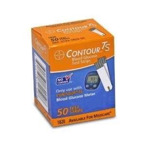 Bayer Contour TS Test Strips 50 Count Box