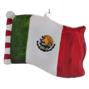  Mexico Flag Christmas Ornament