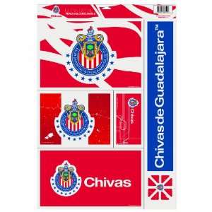  MLS Chivas De Guadalajara 11 by 17 Inch Ultra Decal Set 