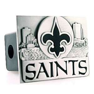  New Orleans Saints Trailer Hitch Cover: Sports & Outdoors