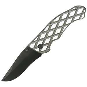  M Tech Folding Knife Contoured Diamond Cut Plain Sports 