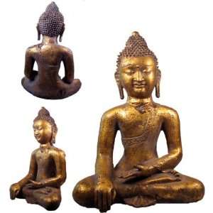  large Meditation Iron Buddha Statue 