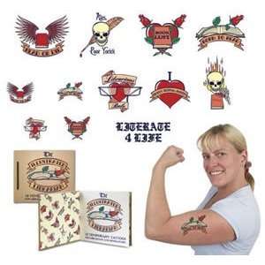  COOL LIBRARIAN TEMPORARY TATTOOS Toys & Games