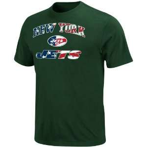 New York Jets Stars & Stripes T shirt   Green:  Sports 
