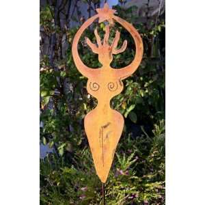   Yard Sculpture Wishing Goddess Garden Stake: Patio, Lawn & Garden