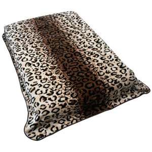 Wyndham House Cheetah Print Blanket 100% Polyester Fits Queen King Bed 