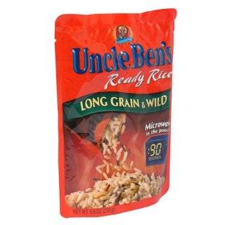 Uncle Bens Ready Rice, Long Grain & Wild Rice, 8.8 Ounce Pouches 