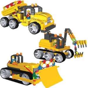   Series #2 with Bulldozer, Giant Excavator and Dump Truck: Toys & Games