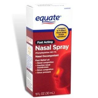  4 Way Nasal Decongestant Nasal Spray, Fast Acting, 1 Ounce 