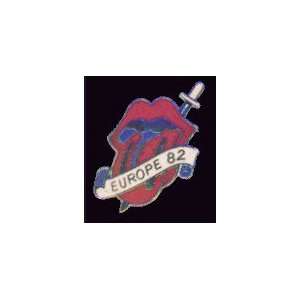  Rolling Stones Europe 82 Tour Souvenir Pin Everything 