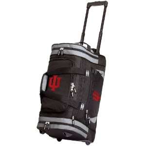  Bag Official College Logo IU Logo DUFFLE Wheeled Travel Gym Bags 