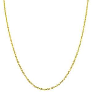  14k Yellow Gold 16 inch Lite Rope Chain: Jewelry