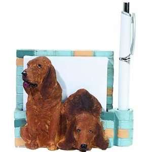  Bloodhound and Pup Magnetic Note Holder