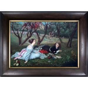   YK89793B DW54 Leisure Time Framed Oil Painting: Home & Kitchen