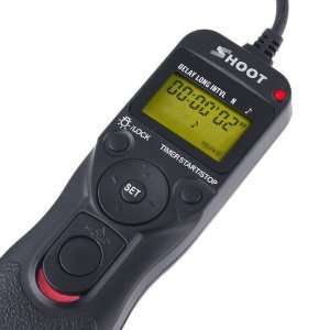    LCD Timer Remote Cord Shutter Release For Canon