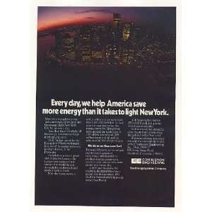   York City WTC Towers Combustion Engineering Print Ad