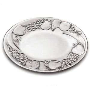   Wilton Armetale Fruit Collection Small Oval Tray 15