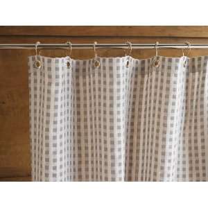  Birch Cotton/Linen Shower Curtain: Home & Kitchen