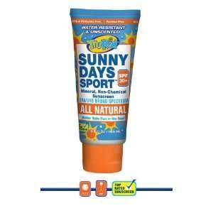   SPORT Sunny Days SPF30+ Unscented Water Resistant Lotion 3.5 oz tube