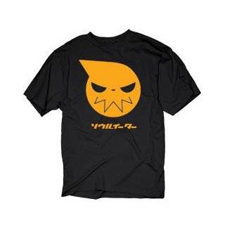 Soul Eater Death The Kid Crossed Pistols Black T Shirt