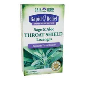  Gaia Herbs Professional Solutions Throat Shield Lozenges 