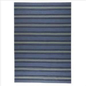 Hokku Designs Savannah Blue Savannah Blue Striped Rug Size 46 x 66 