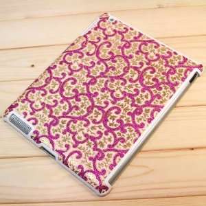 Magenta / Accient chinese cloud pattern Desing Plastic Case for Apple 
