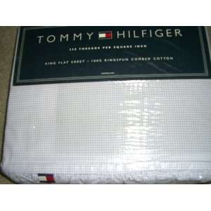  Tommy Hilfiger Lavender King Flat Sheet 250 Thread Count 