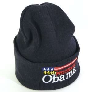  Obama Beanie Hat Grey 44th President STARS Everything 