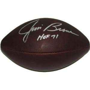   Jim Brown Autographed Authentic NFL Duke Football