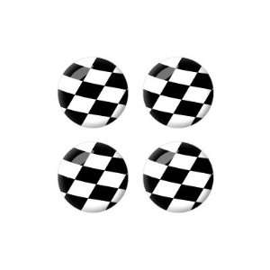     Racing NASCAR   Wheel Center Cap 3D Domed Set of 4 Stickers Badges
