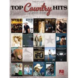 Top Country Hits of 2008 2009   Piano/Vocal/Guitar 