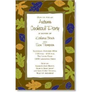  Leaves Brown Halloween Invitations: Health & Personal Care