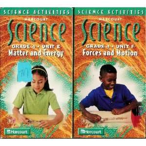  Harcourt Science Activities Videos Grade 4 Units A B C D E 