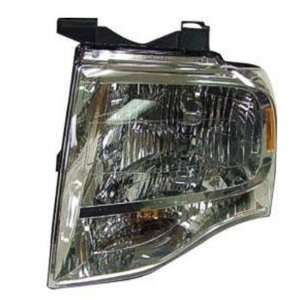 2007 08 FORD EXPEDITION HEADLIGHT ASSEMBLY WITHOUT BLACK OUT, DRIVER 