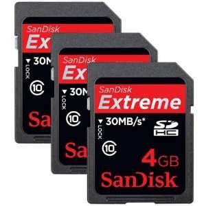  SanDisk 4 GB, Extreme Secure Digital High Capacity (SDHC 