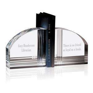  Personalized Crystal Decorative Bookends