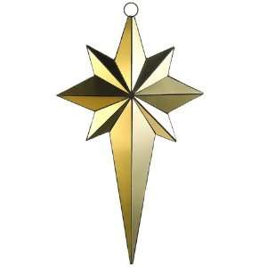  36 Mirror Northern Star Ornament Gold