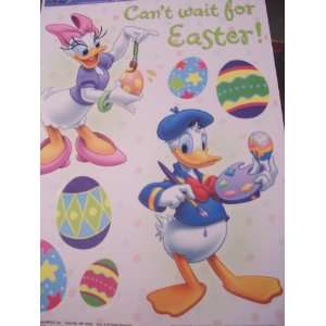  Disney Donald & Daisy Duck Window Clings ~ Cant Wait for 