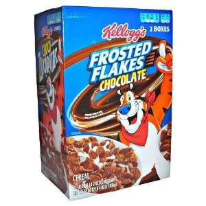 NEW Kelloggs Frosted Flakes CHOCOLATE.Pack of 2 boxes 18 oz. each 